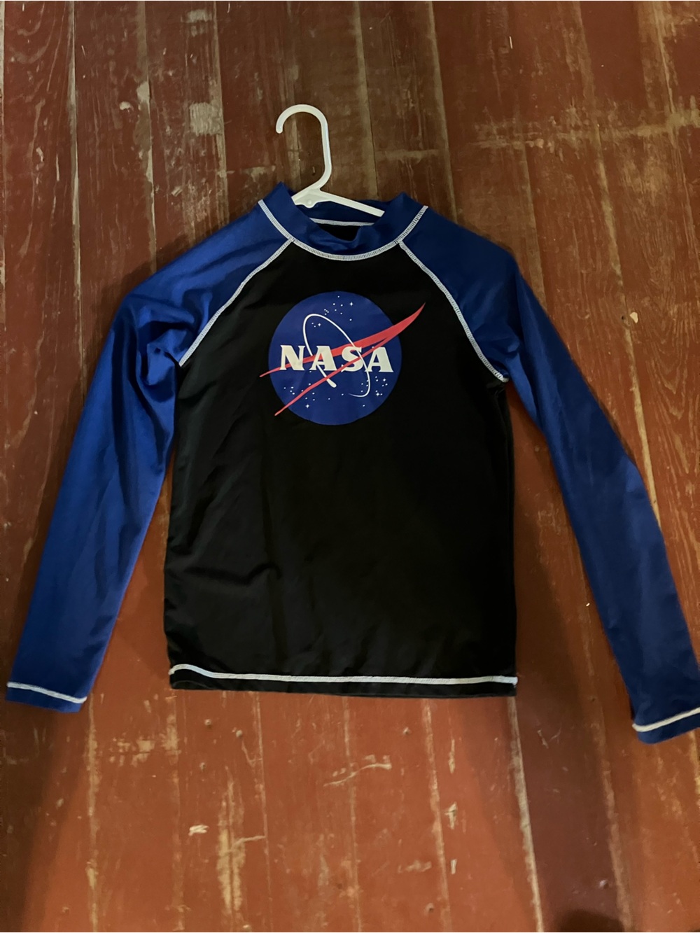 Chemistry Black & Blue NASA swim shirt